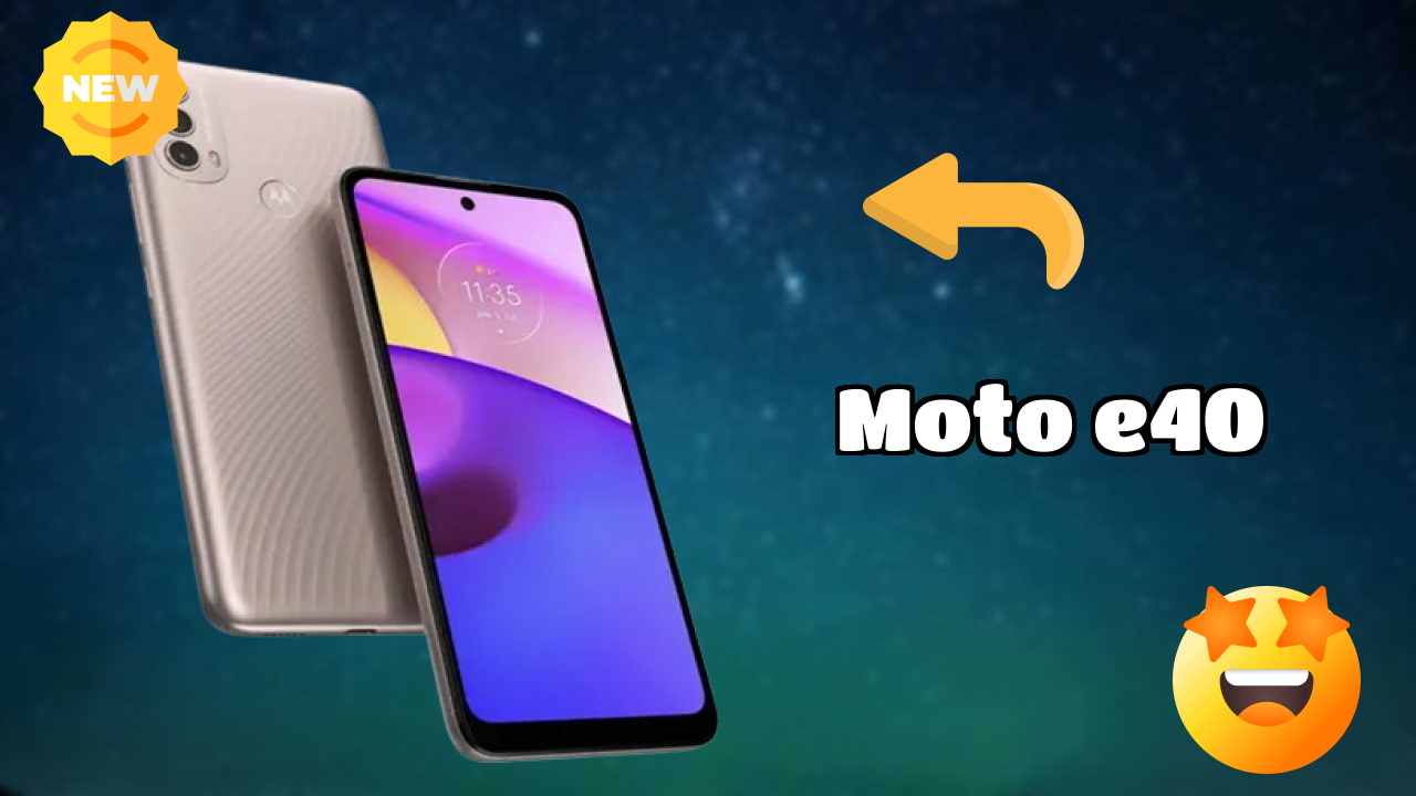 Moto E40 Display Analysis: 6.5 Inches (16.51 Cm) Screen