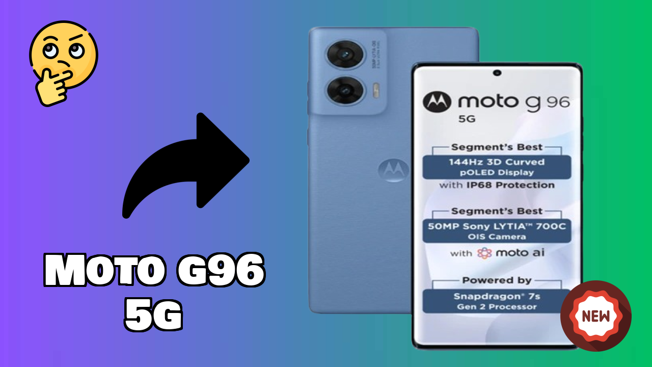 Moto G96 5G at ₹16,499 - Complete Buying Guide