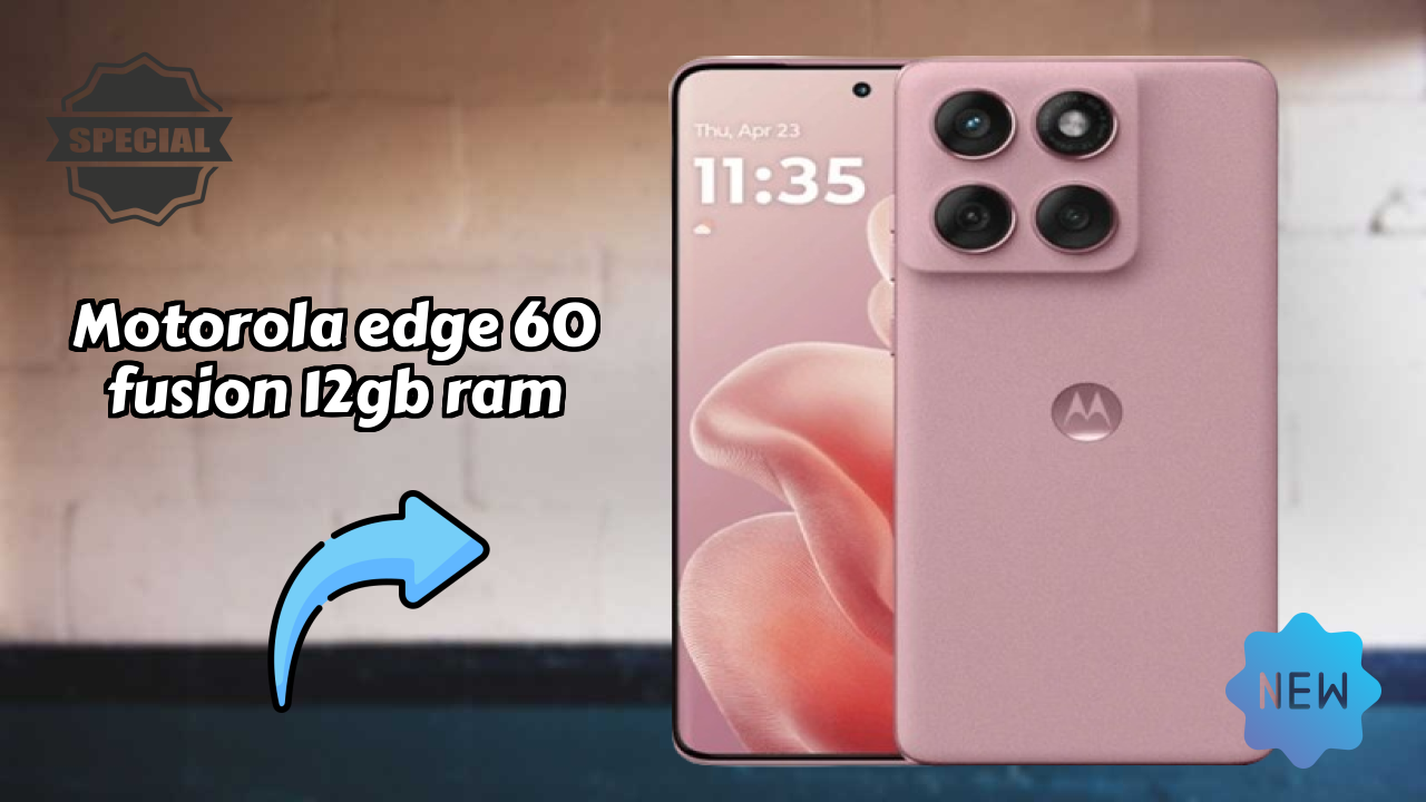 Motorola Edge 60 Fusion 12GB RAM Display Analysis: 6.67 Inches (16.94 Cm) Screen