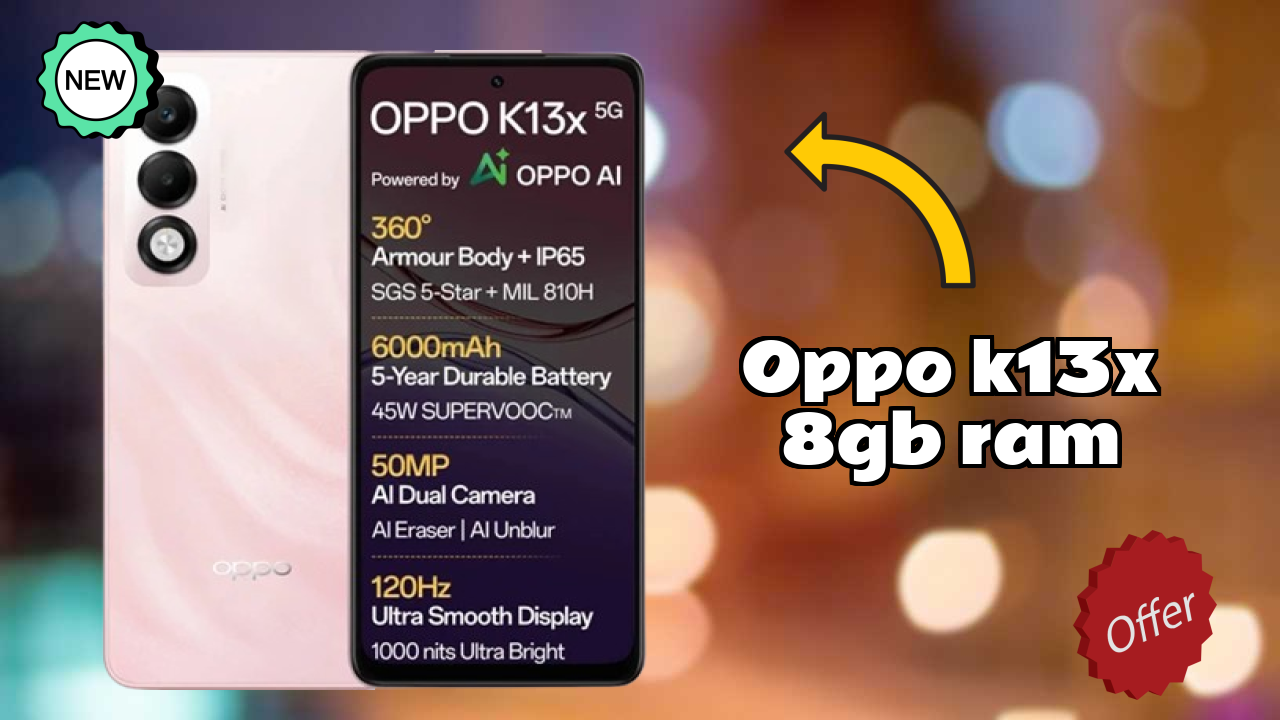 OPPO K13x 8GB RAM Camera Samples: 50 MP + 2 MP Rear Camera Real Photos