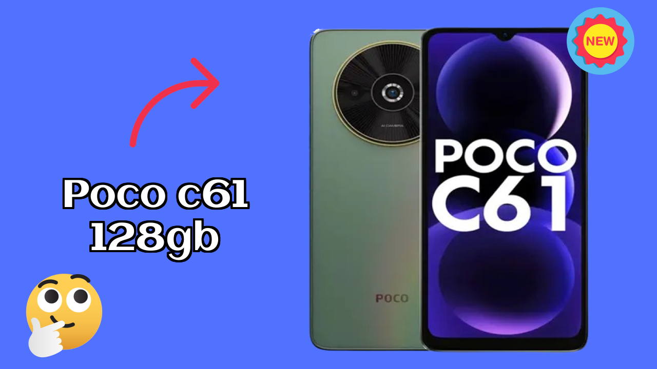 POCO C61 128GB Camera Quality: 8 MP + 2 MP Rear Camera Photo Review