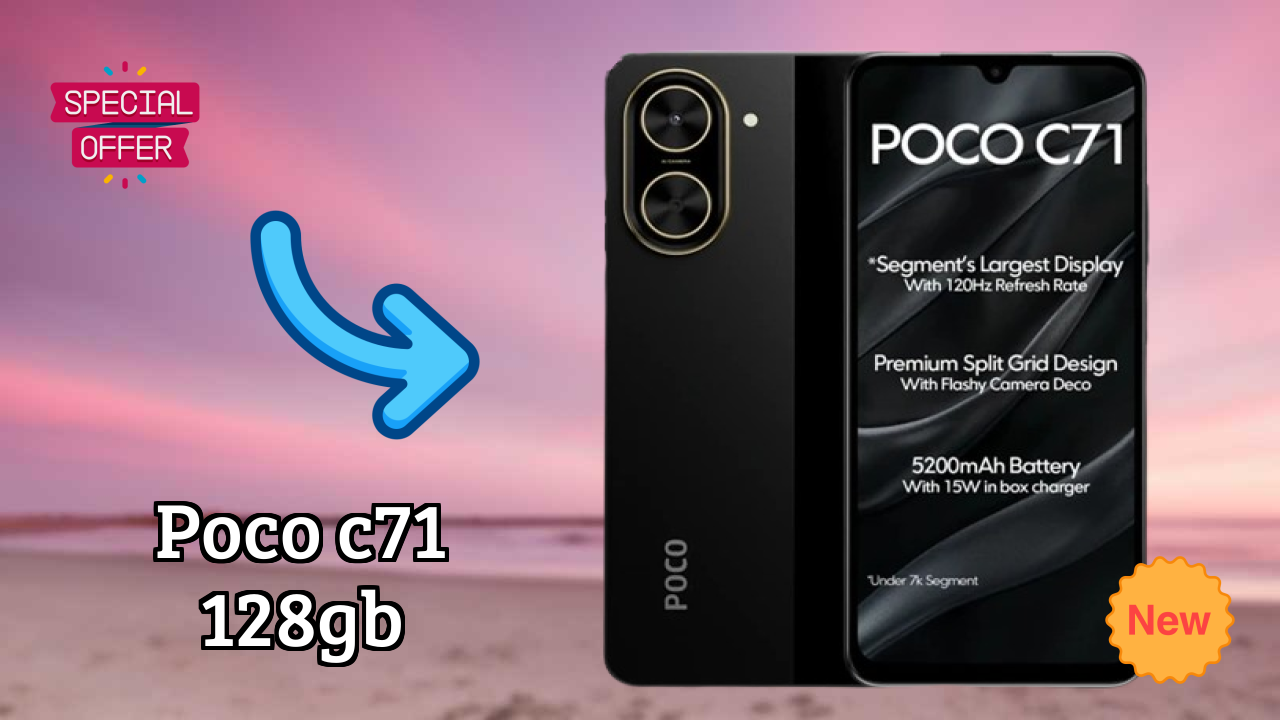 POCO C71 128GB Gaming Performance: Unisoc T7250 FPS Test