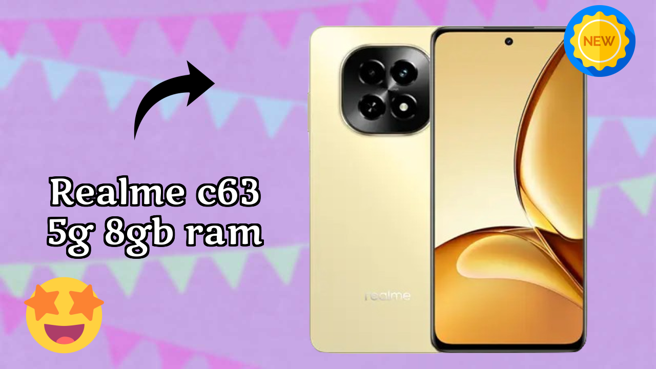 Realme C63 5G 8GB RAM Display Quality: 6.67 Inches (16.94 Cm) Screen Review