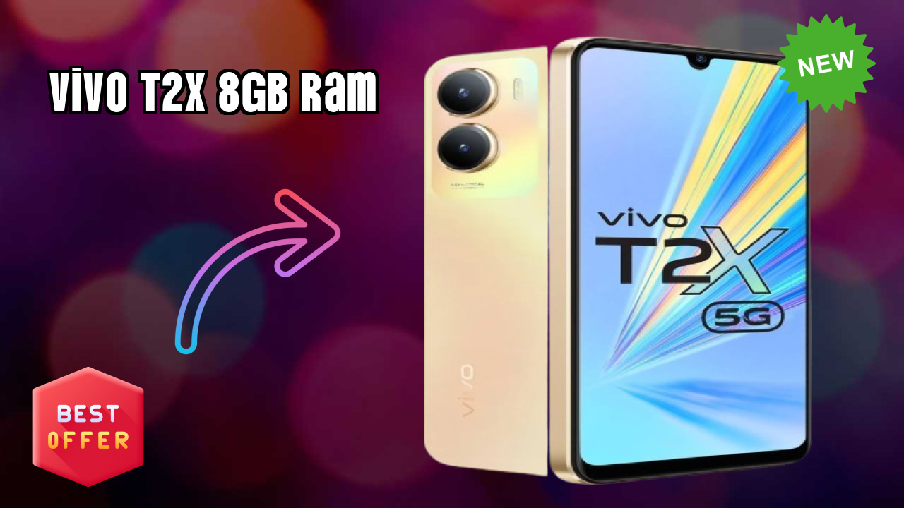 Vivo T2x 8GB RAM Display Quality: LCD Explained