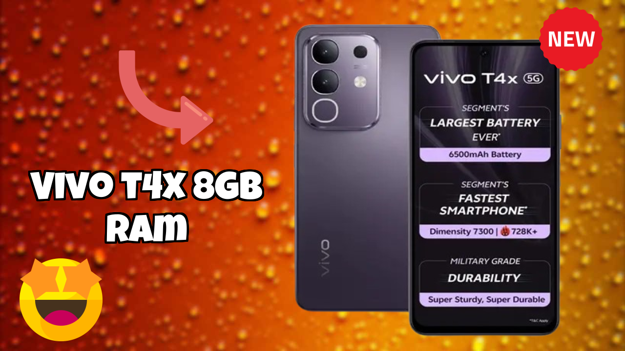 Vivo T4X 8GB RAM at ₹14,499 - Best Features Listed
