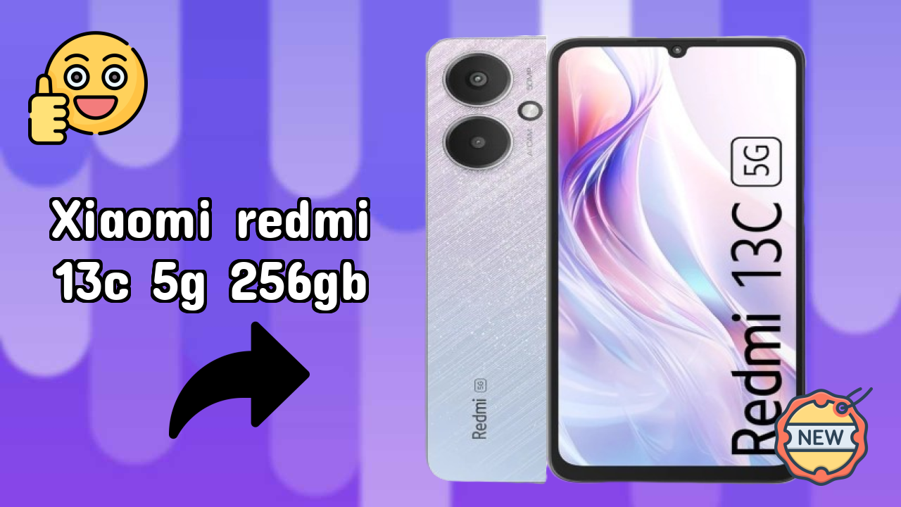Xiaomi Redmi 13C 5G 256GB Battery Life: 5000 MAh Charging Speed