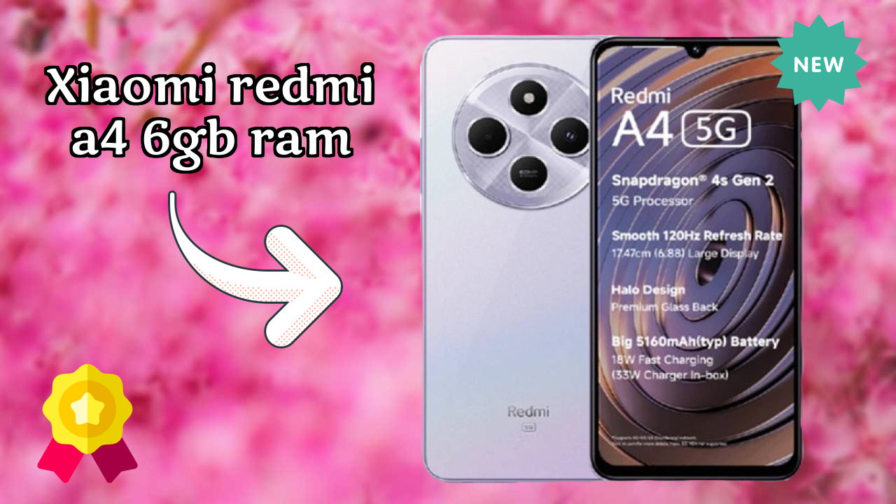 Xiaomi Redmi A4 6GB RAM Battery Life: 5160 MAh How Long Lasts